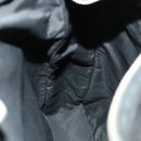 GUCCI GG Canvas Shoulder Bag Black Silver 019 0538 Auth 117433-18