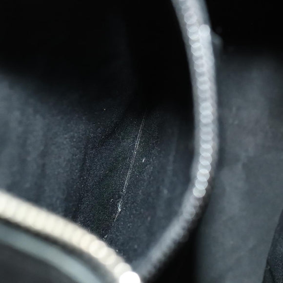 GUCCI GG Canvas Shoulder Bag Black Silver 019 0538 Auth 117433