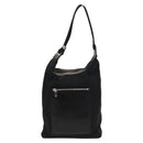 GUCCI GG Canvas Shoulder Bag Black Silver 019 0538 Auth 117433-13