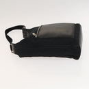 GUCCI GG Canvas Shoulder Bag Black Silver 019 0538 Auth 117433-4