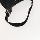 GUCCI GG Canvas Shoulder Bag Black Silver 019 0538 Auth 117433-7