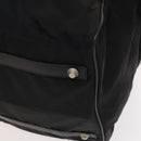 PRADA Boston Bag Nylon 2way Black Silver Auth 117470-14