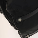 PRADA Boston Bag Nylon 2way Black Silver Auth 117470-15
