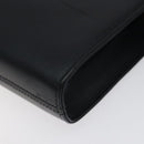 Salvatore Ferragamo Shoulder Bag Leather Black Gold Auth 117490-15