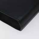 Salvatore Ferragamo Shoulder Bag Leather Black Gold Auth 117490-16