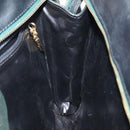 Salvatore Ferragamo Shoulder Bag Leather Black Gold Auth 117490-20