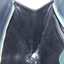 Salvatore Ferragamo Shoulder Bag Leather Black Gold Auth 117490-21