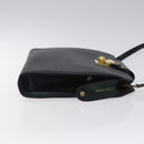 Salvatore Ferragamo Shoulder Bag Leather Black Gold Auth 117490-3