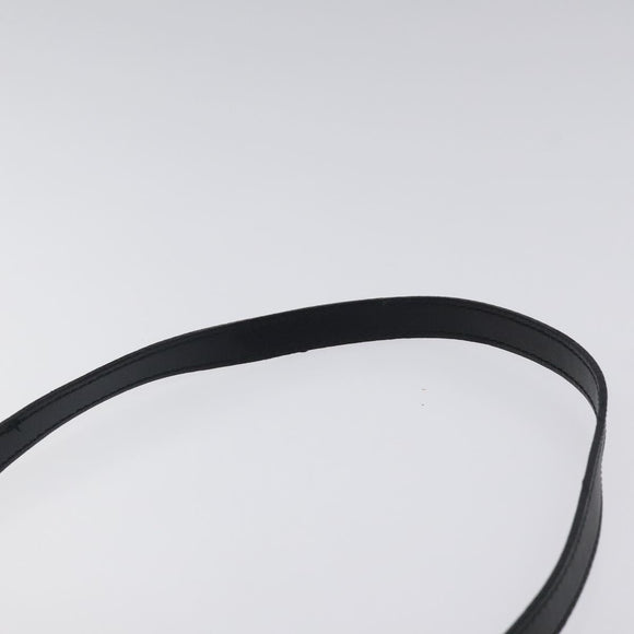 Salvatore Ferragamo Shoulder Bag Leather Black Gold Auth 117490