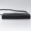 Salvatore Ferragamo Shoulder Bag Leather Black Gold Auth 117490-5