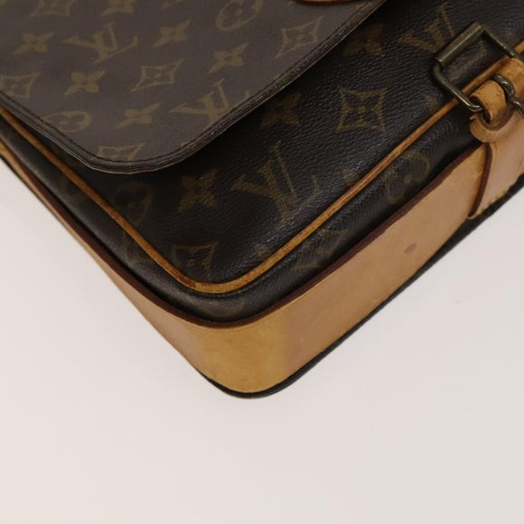 LOUIS VUITTON Monogram Cartouchiere GM Shoulder Bag M51252 LV Auth 117495