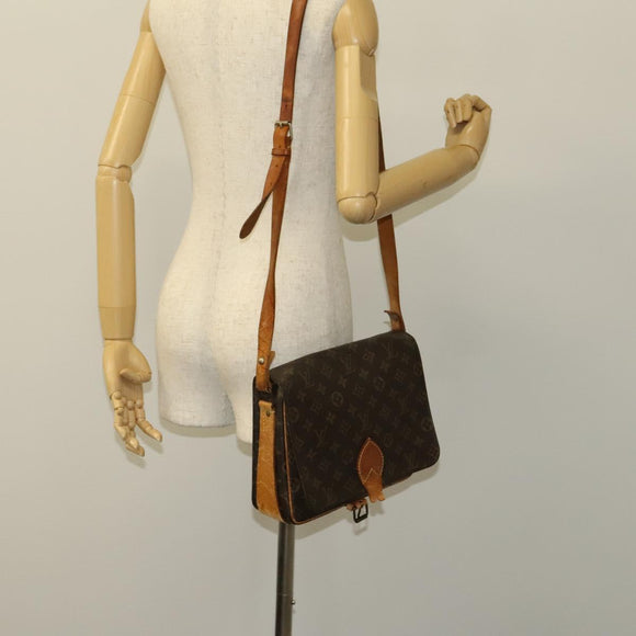 LOUIS VUITTON Monogram Cartouchiere GM Shoulder Bag M51252 LV Auth 117495