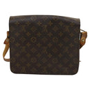 LOUIS VUITTON Monogram Cartouchiere GM Shoulder Bag M51252 LV Auth 117495-2