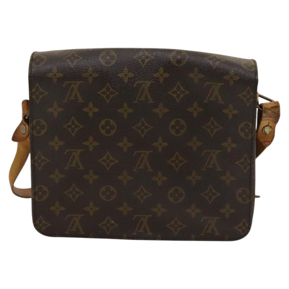 LOUIS VUITTON Monogram Cartouchiere GM Shoulder Bag M51252 LV Auth 117495
