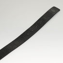 GUCCI GG Canvas Guccissima Belt Leather 38.6"" Black 182320 Auth 117503-8