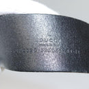 GUCCI GG Canvas Guccissima Belt Leather 38.6"" Black 182320 Auth 117503-9