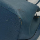 LOUIS VUITTON Epi Petit Noe Shoulder Bag Blue M44105 LV Auth 117506-14