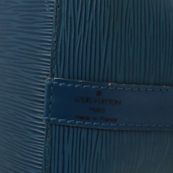 LOUIS VUITTON Epi Petit Noe Shoulder Bag Blue M44105 LV Auth 117506