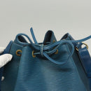 LOUIS VUITTON Epi Petit Noe Shoulder Bag Blue M44105 LV Auth 117506-18