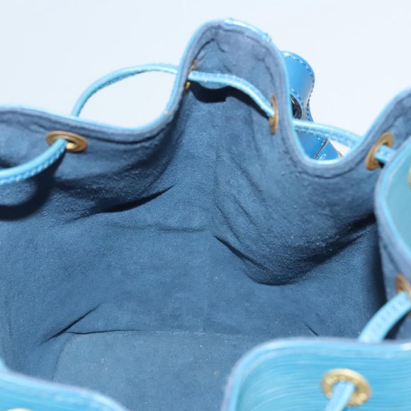 LOUIS VUITTON Epi Petit Noe Shoulder Bag Blue M44105 LV Auth 117506