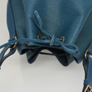 LOUIS VUITTON Epi Petit Noe Shoulder Bag Blue M44105 LV Auth 117506-6