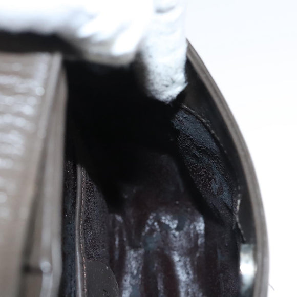 GUCCI Shoulder Bag Patent leather Brown 007 2023 0249 Auth 117516