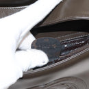 GUCCI Shoulder Bag Patent leather Brown 007 2023 0249 Auth 117516-12