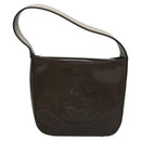 GUCCI Shoulder Bag Patent leather Brown 007 2023 0249 Auth 117516-13