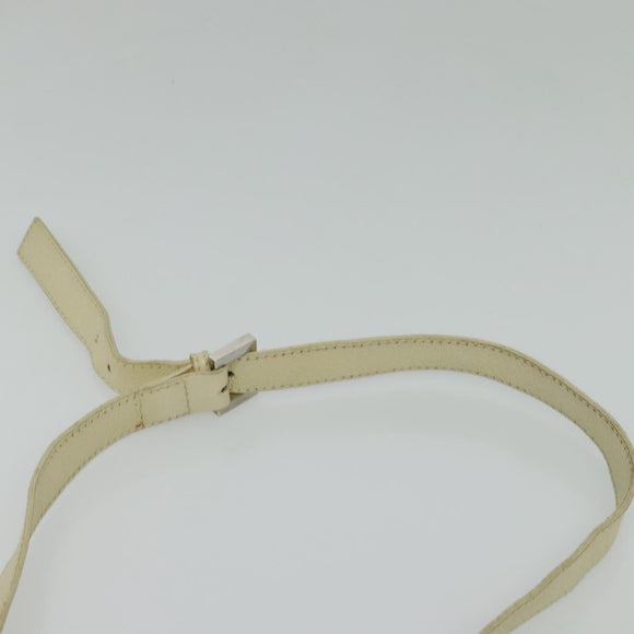 BVLGARI Logo mania Shoulder Bag Nylon Light Blue Silver Auth 117518