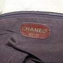 CHANEL COCO Mark Tote Bag Leather Canvas Beige CC Auth 117522-17