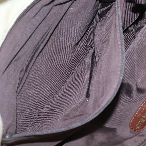 CHANEL COCO Mark Tote Bag Leather Canvas Beige CC Auth 117522