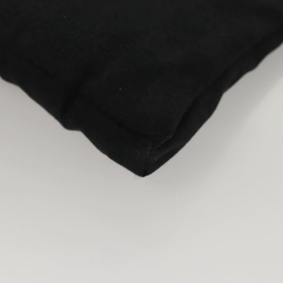 GUCCI GG Canvas Waist bag Black Silver 28566 Auth 117524