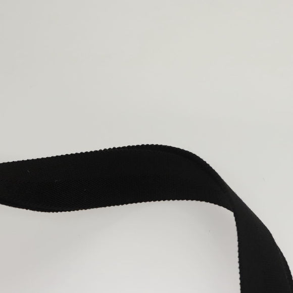 GUCCI GG Canvas Waist bag Black Silver 28566 Auth 117524