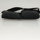 GUCCI GG Canvas Waist bag Black Silver 28566 Auth 117524-5