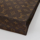LOUIS VUITTON Monogram Sac Plat Hand Bag M51140 LV Auth 117530-9