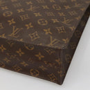 LOUIS VUITTON Monogram Sac Plat Hand Bag M51140 LV Auth 117530-15