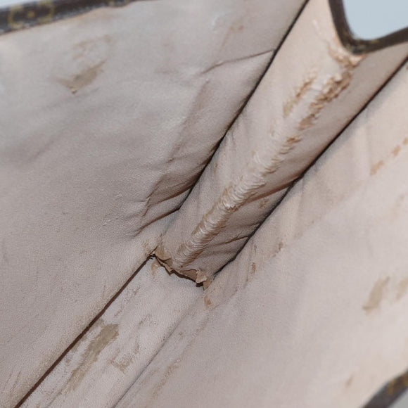 LOUIS VUITTON Monogram Sac Plat Hand Bag M51140 LV Auth 117530