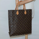 LOUIS VUITTON Monogram Sac Plat Hand Bag M51140 LV Auth 117530-19
