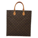 LOUIS VUITTON Monogram Sac Plat Hand Bag M51140 LV Auth 117530-13