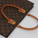 LOUIS VUITTON Monogram Sac Plat Hand Bag M51140 LV Auth 117530-6