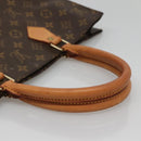 LOUIS VUITTON Monogram Sac Plat Hand Bag M51140 LV Auth 117530-7