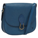LOUIS VUITTON Epi Saint Cloud GM Shoulder Bag Toledo Blue M52195 LV Auth 117532-1