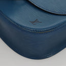 LOUIS VUITTON Epi Saint Cloud GM Shoulder Bag Toledo Blue M52195 LV Auth 117532-15