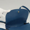 LOUIS VUITTON Epi Saint Cloud GM Shoulder Bag Toledo Blue M52195 LV Auth 117532-19