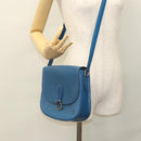 LOUIS VUITTON Epi Saint Cloud GM Shoulder Bag Toledo Blue M52195 LV Auth 117532-26