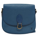 LOUIS VUITTON Epi Saint Cloud GM Shoulder Bag Toledo Blue M52195 LV Auth 117532-13