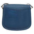LOUIS VUITTON Epi Saint Cloud GM Shoulder Bag Toledo Blue M52195 LV Auth 117532-2