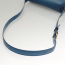 LOUIS VUITTON Epi Saint Cloud GM Shoulder Bag Toledo Blue M52195 LV Auth 117532-7