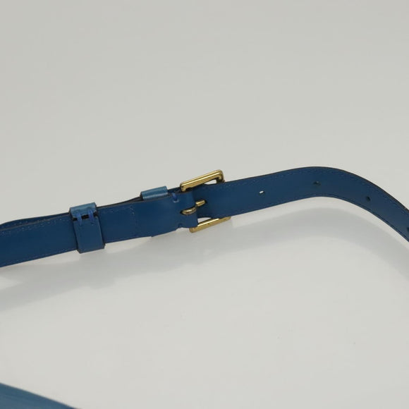 LOUIS VUITTON Epi Saint Cloud GM Shoulder Bag Toledo Blue M52195 LV Auth 117532