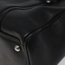 MCM Hand Bag Leather Black Silver Auth 117564-15